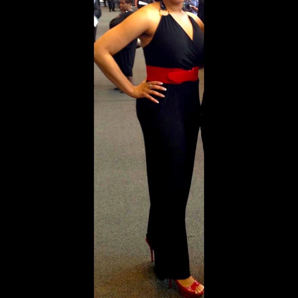 Charlotte Russe Black Jumpsuit